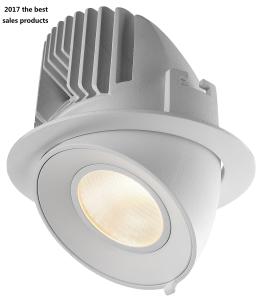 Wholesale 4000K 7W Power Spot Recessed Adjustable Led Downlight Pured Aluminum from china suppliers