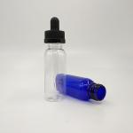 Clear Black Glass Liquid Dropper Bottle With 5ml 10ml 15ml 20ml 30ml 50ml 100ml