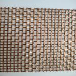 Exquisite Brass Interior Metal Mesh For Room Divider Design