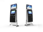 Hospital Printing self service Kiosk with Barcode Scanner,ticket printer