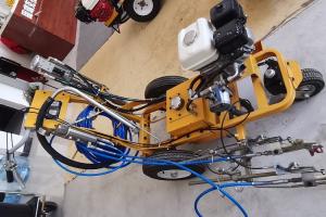 Wholesale Solvent Based Paint Road Line Marking Machine Marking Width 50-200mm from china suppliers