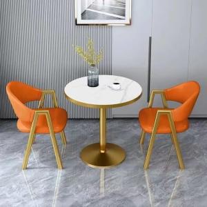 Wholesale Round Marble Negotiation Table Ideal For Hotels And Coffee Shops from china suppliers