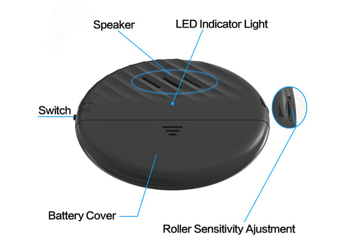 Window Alarm 125dB Loud Ultra-Slim Anti-Theft Alarm for Door and Window Glass Break Vibration Sensor Alert
