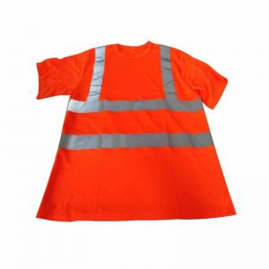China Fluorescent Yellow Safety Vest Jacket Green Pink Reflective Workwear Uniform Reflector Shirts on sale