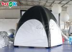 Family Air Tent Tarpaulin Air Sealed Inflatable Spider Tent Black And White
