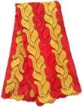 F50284 51"-52" customizable new arrival chemical lace embroidery fabric for