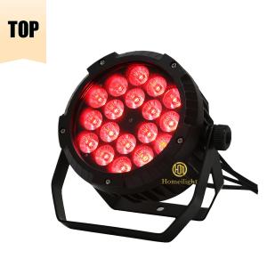 Wholesale 18*18W 6 In 1 Flat Par LED Lights , Par LED RGBWAUV 5000 Lumens For Wedding Party DJ from china suppliers