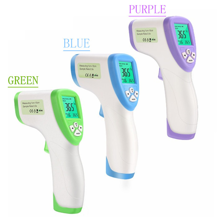 Children Medical Infrared Forehead Thermometer Non Touch Three Colors