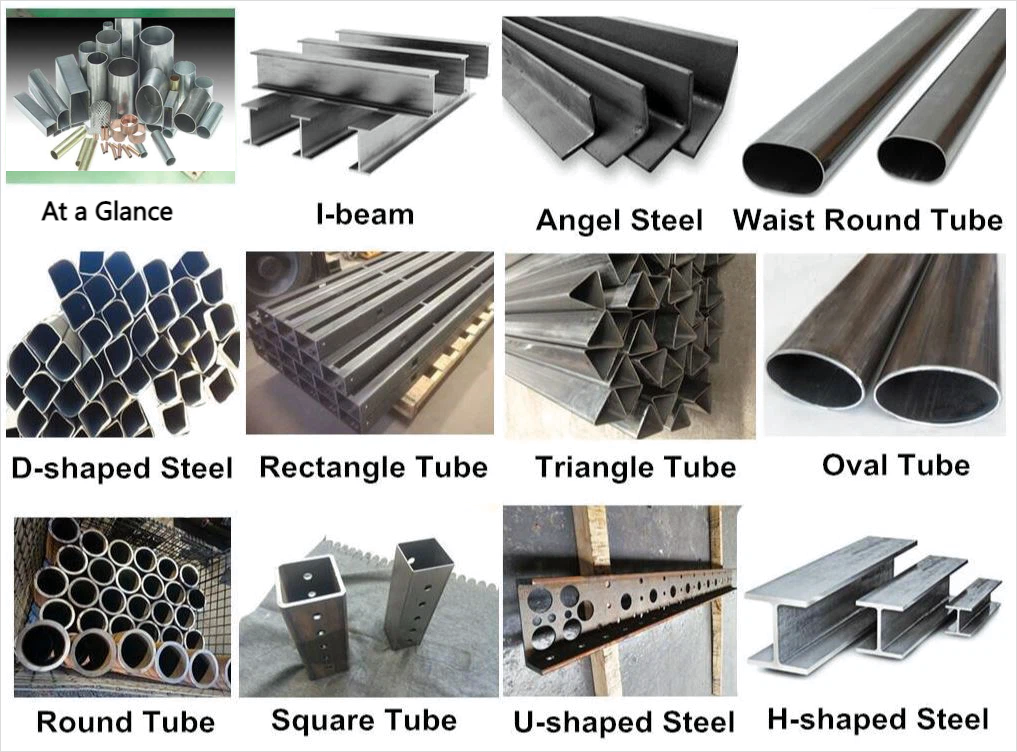 H Beam Profile Cutter Stainless Tube Fiber Laser Cutting Machine 2kw 4kw 6kw laser cutting machine for tubes