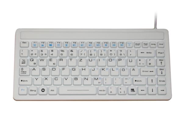 Quality Russian antibacterial IP68 washable medical silicone keyboard with dishwasher safe for sale