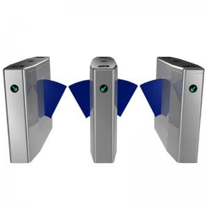 Wholesale High Speed Access Control Turnstile Gate , RFID Card Flap Barrier Gate Bridge Type from china suppliers