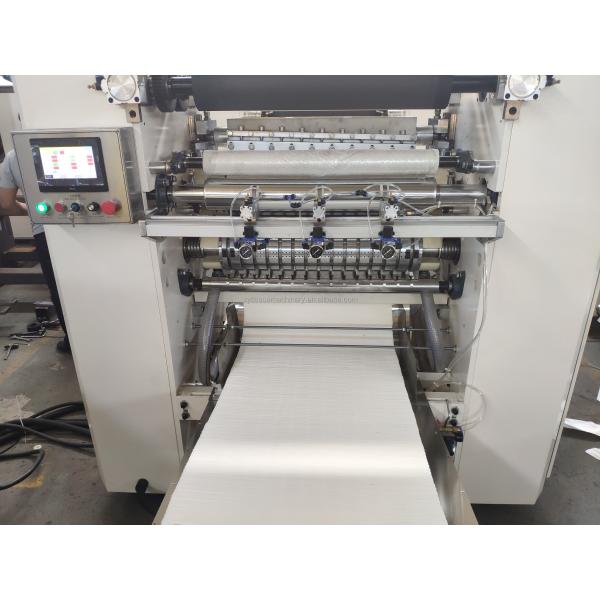 Interfold Drawing N Fold Hand Towel Paper Folding Machine With Easy Bagging Machine Production Line