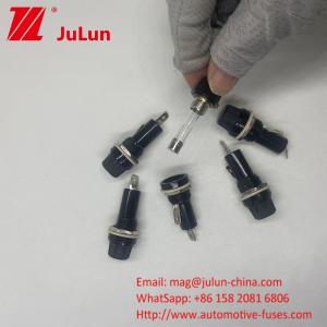 Wholesale 5*20mm 6X30mm Glass Car Fuse Holder 12mm 15A 125V 10A 250V from china suppliers