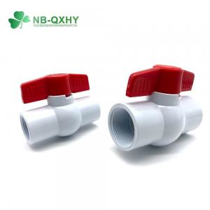 Wholesale PVC UPVC CPVC Plastic Pipe Fitting Coupling 2 Piece Ball Valve Union Butterfly Valves from china suppliers