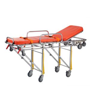 Wholesale Adjustable Emergency Medical Safety 90cm Ambulance Trolley Bed from china suppliers
