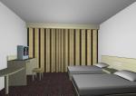 MDF/Melamine Hotel Bedroom Furniture,Standard Room Bed,Nightstand,TV Cabinet