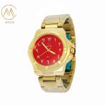 Customized OEM LOGO Alloy Bezel Quartz Wrist Watch