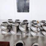 ZSE110 Twin Screw Extruder Parts Sandblasting / Polishing Surface Treatment