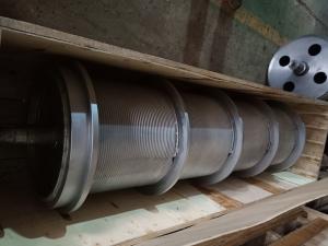 Wholesale Construction Wall Scraping Offshore Crane Parts Gray Four Roller from china suppliers