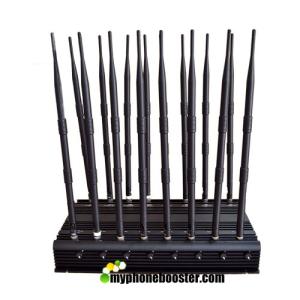 Wholesale 16 Antennas 38W High Power GPS Signal Jammer Blocker Jam 2G 3G 4G Wimax UHF VHF Lojack Wi-Fi GPS 315 433 868 Signals from china suppliers