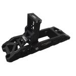 Black Red 330*86*55mm Door Hinged Foot Peg Side Ladder Step Pedals For Jeep