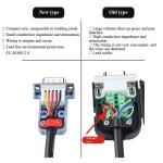 DB9 RS232 9 Pin Male Female DB15 VGA D-sub 15 pin Connector Plastic Hood Cover