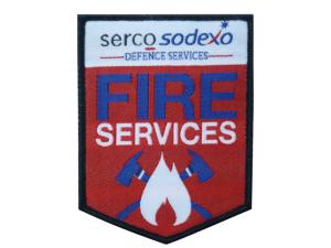 Wholesale Custom Embroidered Patches, Fire Services Embroidery Patch For Clothing from china suppliers