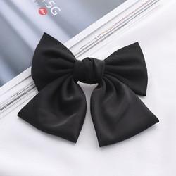 Large Butterfly Decorative Hair Clips Accessories Satin Fabric Ribbon Bows Clips