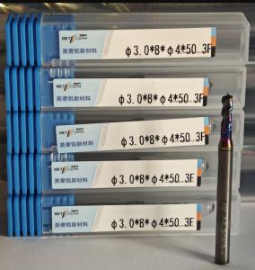 Wholesale MAE PLUS Three Flutes Carbide End Mill for Non-Ferrous Metal Machining 3mm,Φ3.0x8x4Dx50mm from china suppliers