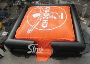 Wholesale 10x10m Outdoor Big BMX Inflatable jump air bag for outdoor stunt trainning from china suppliers