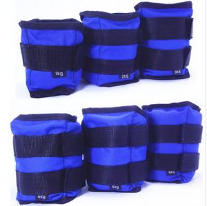 China Wholesales Fitness 1kg 2kg 3kg 4kg 5kg 6kg blue red yellow Weighted Ankle and Wrist sandbag on sale