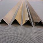 201 304 hairline stainless steel angle profile brushed gold metal trim