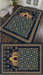 Islamic Ramadan Thick Praying Rug 450g for Living Room Home and Muslim Prayer