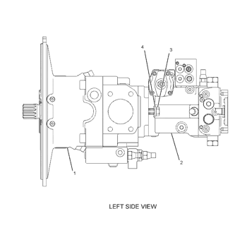 TQerpillar 2518028 Parts scheme PUMP GP-PISTON