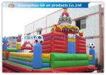 Childrens Outdoor Inflatable Combo Bouncers , Bouncy Castle Slide Play Equipment