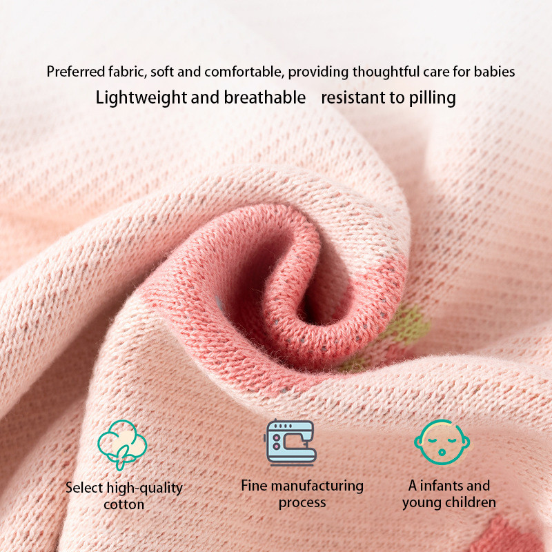 Wholesale Newborn Baby Knit Pure Cotton Romper Infant Sweaters Onesie Children's Long Sleeve Bodysuit for Autumn Winter