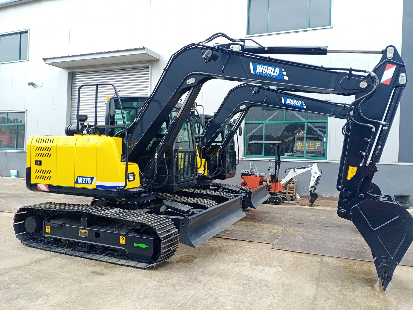 Excavator With 1 Upper Roller Per Side Hydraulic Crawler Excavator