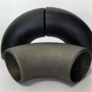 Wholesale Pipe Tubes Fitting 90 Degree Black Paint Seamless Carbon Steel Elbow Butt Stainless Welded Elbow Long Elbow Good Quality from china suppliers