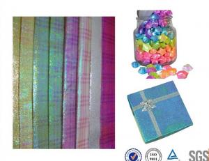 China Pearl rainbow Gift wrapping paper for bouquets , christmas wrap paper on sale
