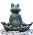 Hand Cast Stacking Bear Resin Garden Fountains For Landscaping / Backyard