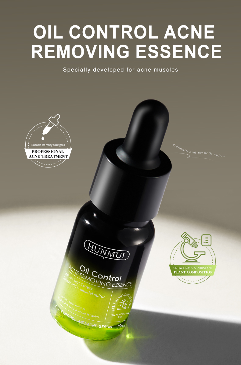 Customized Logo Face Serum 14 Day Quick Acne Solution Essence 10ml