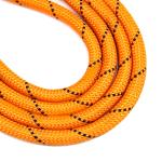 Poly Black Orange Black Reflective Rope Shoelaces 3/8" 1/4" 10mm Soft For Bag