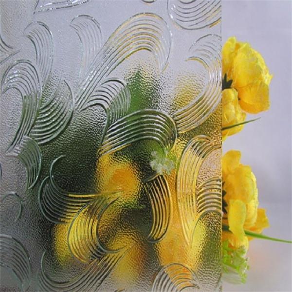Clear Ultra Clear Muro Karatachi Nashiji Pattern Glass for Industrial Flat