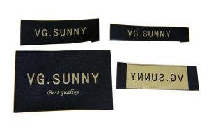 Wholesale Gold Thread Clothing Woven Labels Custom-made Custom Color for Men Garment from china suppliers
