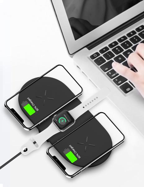 RoHS Certificated 20W Iwatch And Iphone Wireless Charger