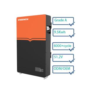 Wholesale Oem Wall-Mounted 51.2V 48V 200Ah 10Kw Bms Home Solar Energy Storage Li-Ion Lithium Ion Lifepo4 Battery from china suppliers