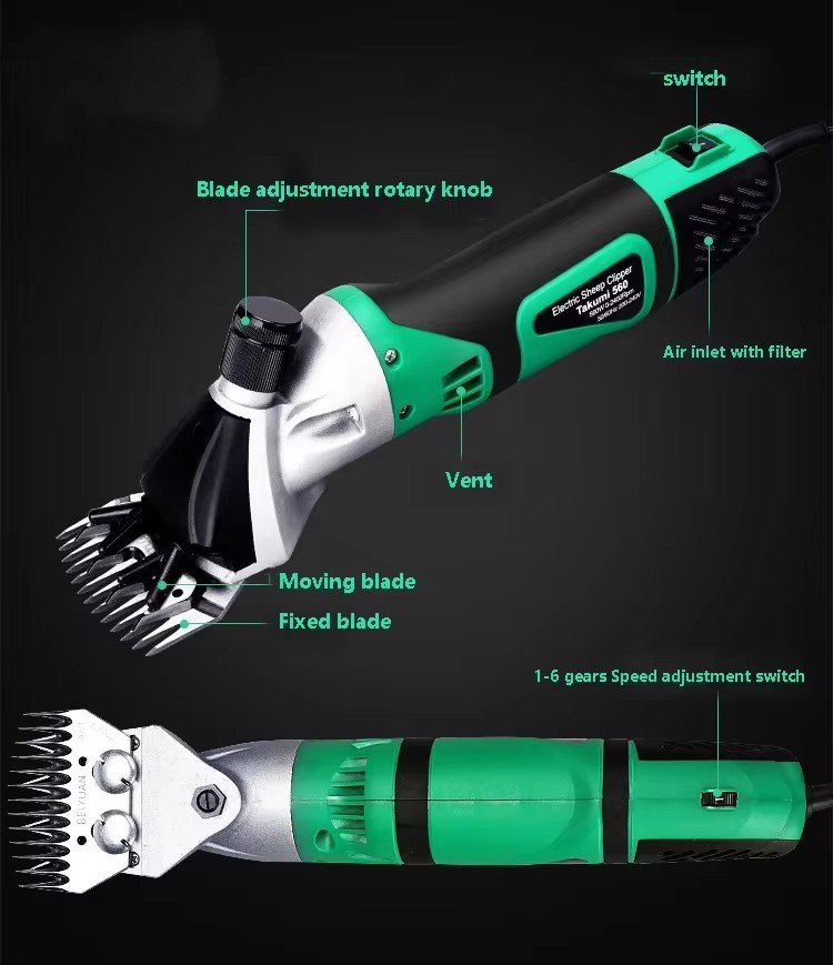 Manufacturer's Best-selling Electric Goat Shearer With Curved Body For A Long Time To Hold