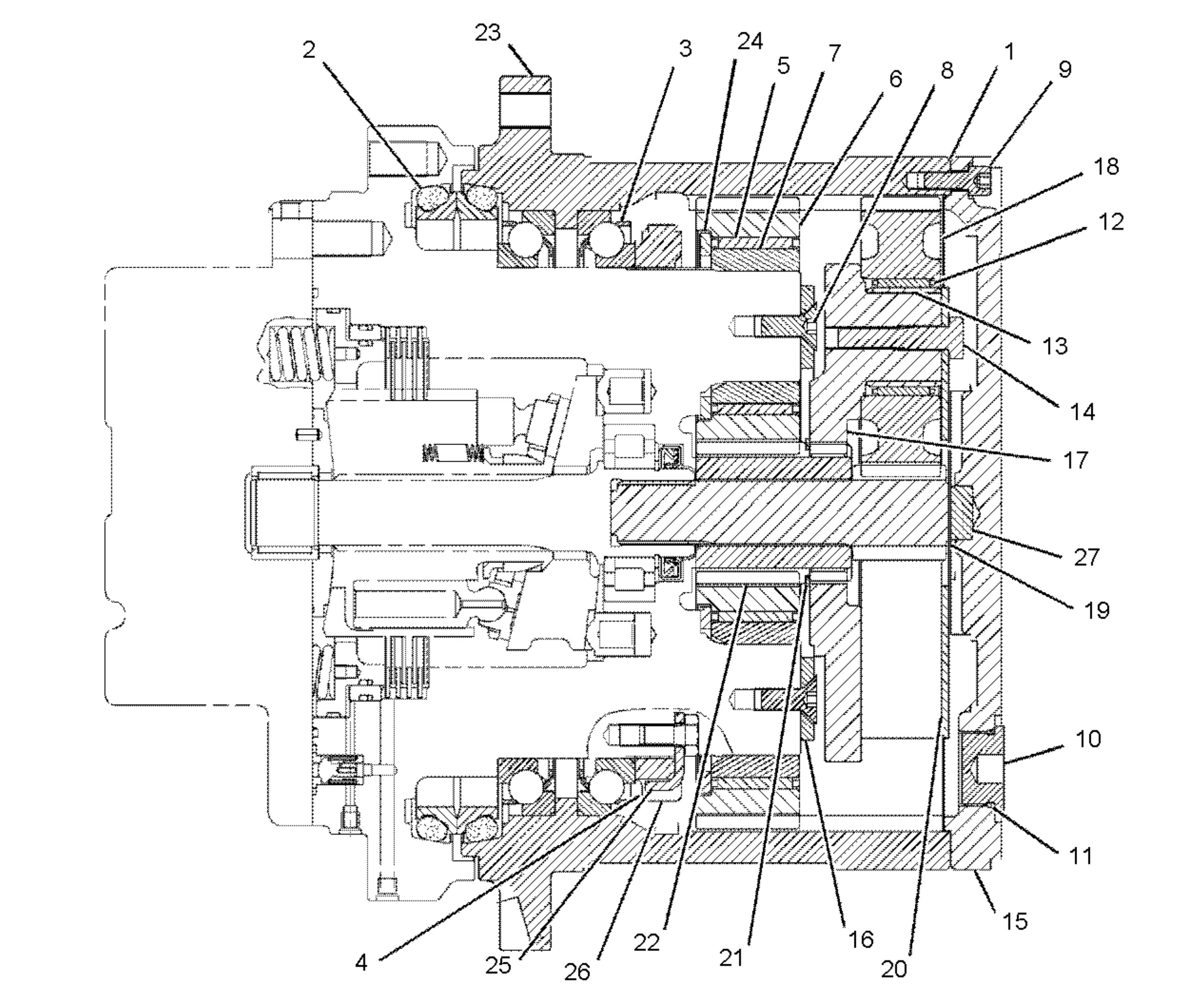 E311C Final Drive Travel Gearbox Apply For 311C Excavator Travel Gearbox