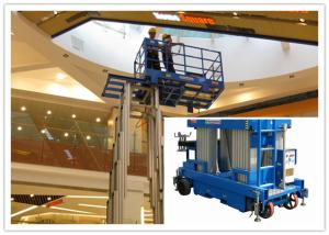 Wholesale Aerial Vertical Mast Lift 10 Meter 480 kg Capacity Four Mast For Auto Stations from china suppliers