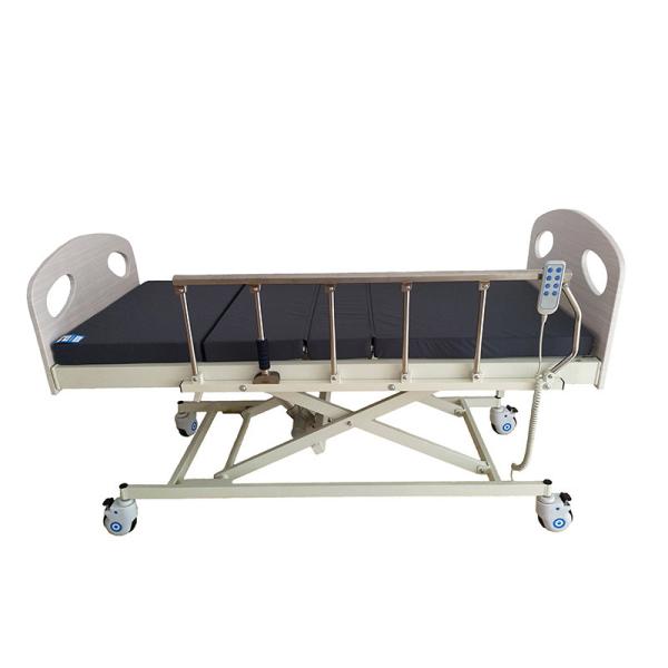 High-Quality Electrically Operated Wooden Nursing Bed with Rising Function